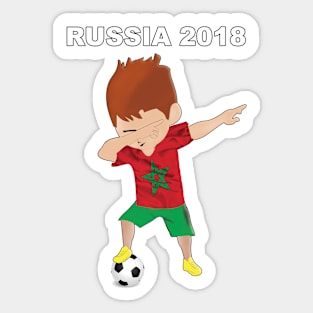 morocco shirt soccer Sticker